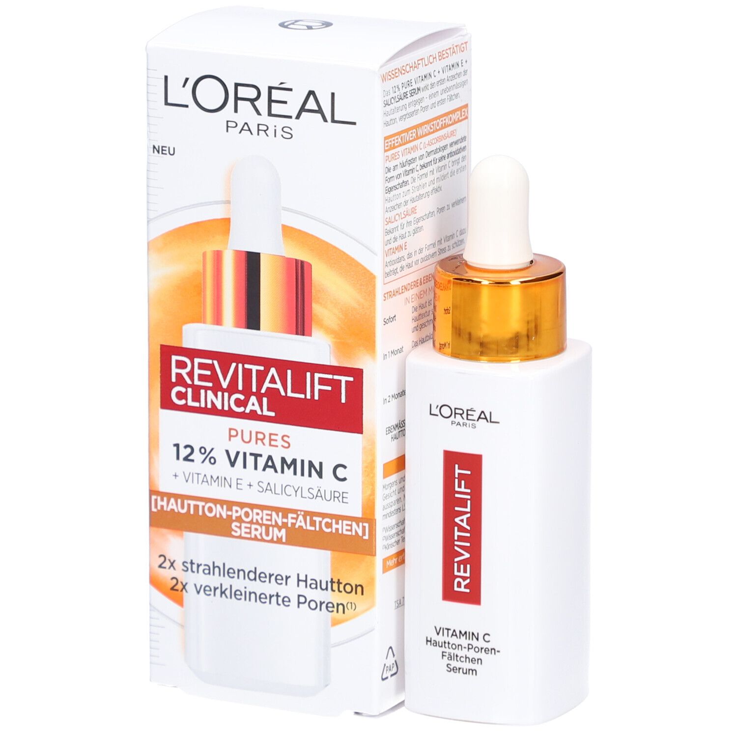 L'Oréal Revitalift Clinical Serum 12 % Vitamin C Pure Anti-Fahler Teint
