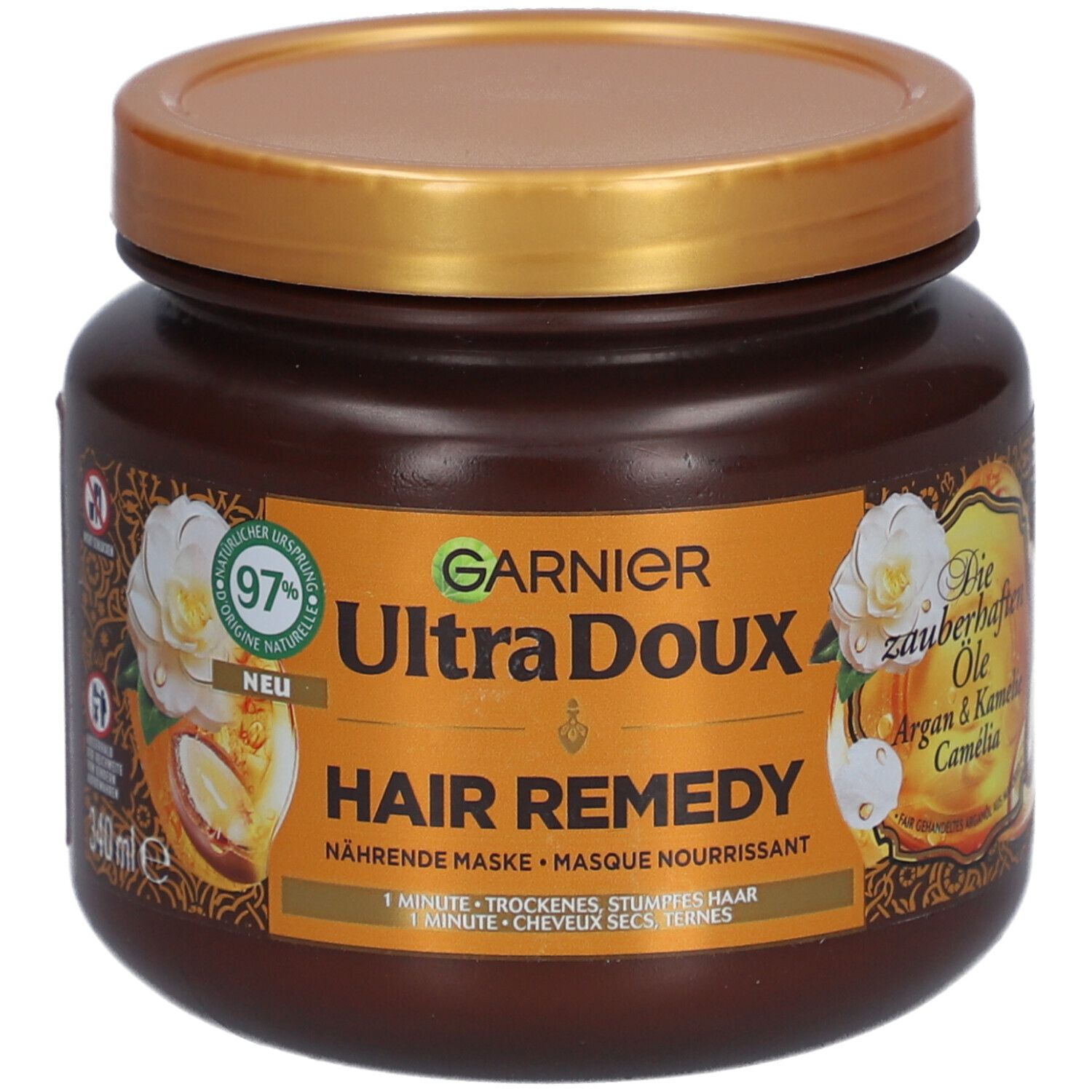 GARNIER Ultra Doux Masque Merveilleux Huiles d'Argan & Camélia