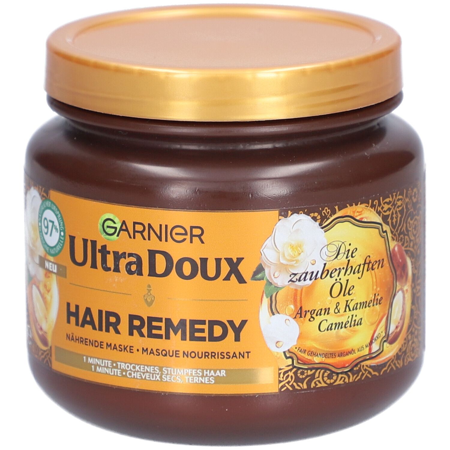 GARNIER Ultra Doux Masque Merveilleux Huiles d'Argan & Camélia