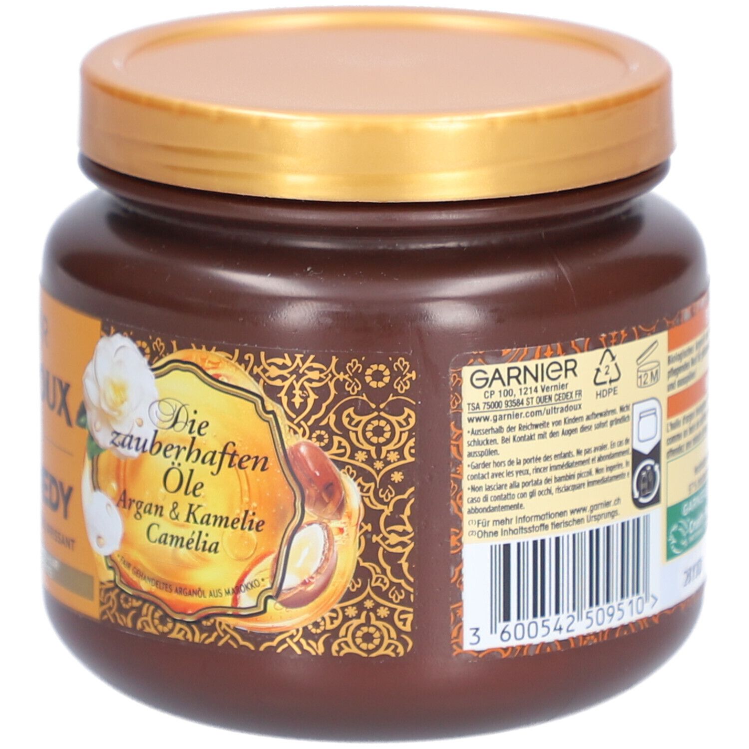 GARNIER Ultra Doux Masque Merveilleux Huiles d'Argan & Camélia