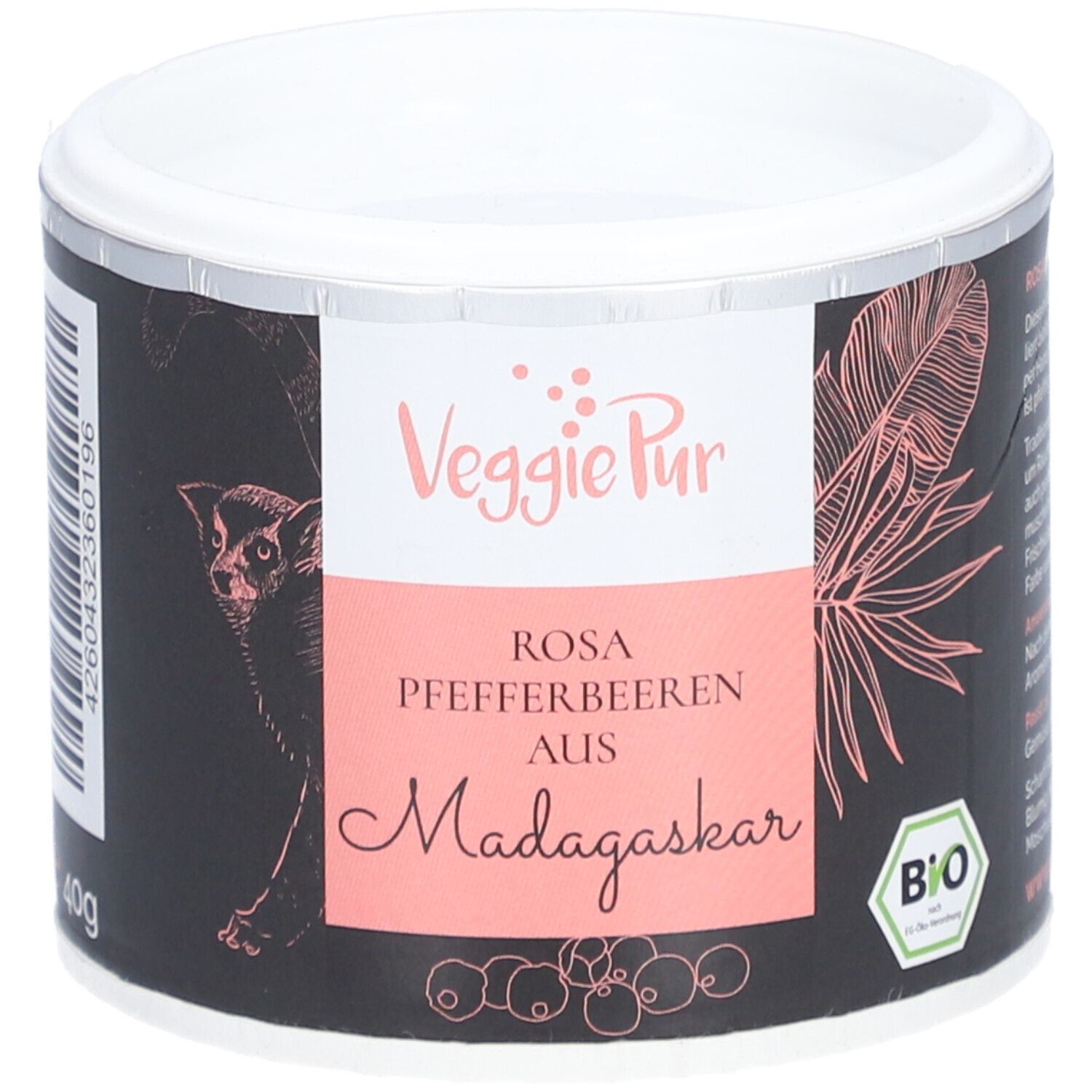 VEGGIEPUR Rosa Pfefferbeeren Bio Madagaskar