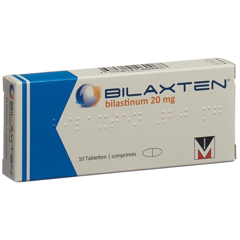BILAXTEN Tabl 20 mg 10 Stk