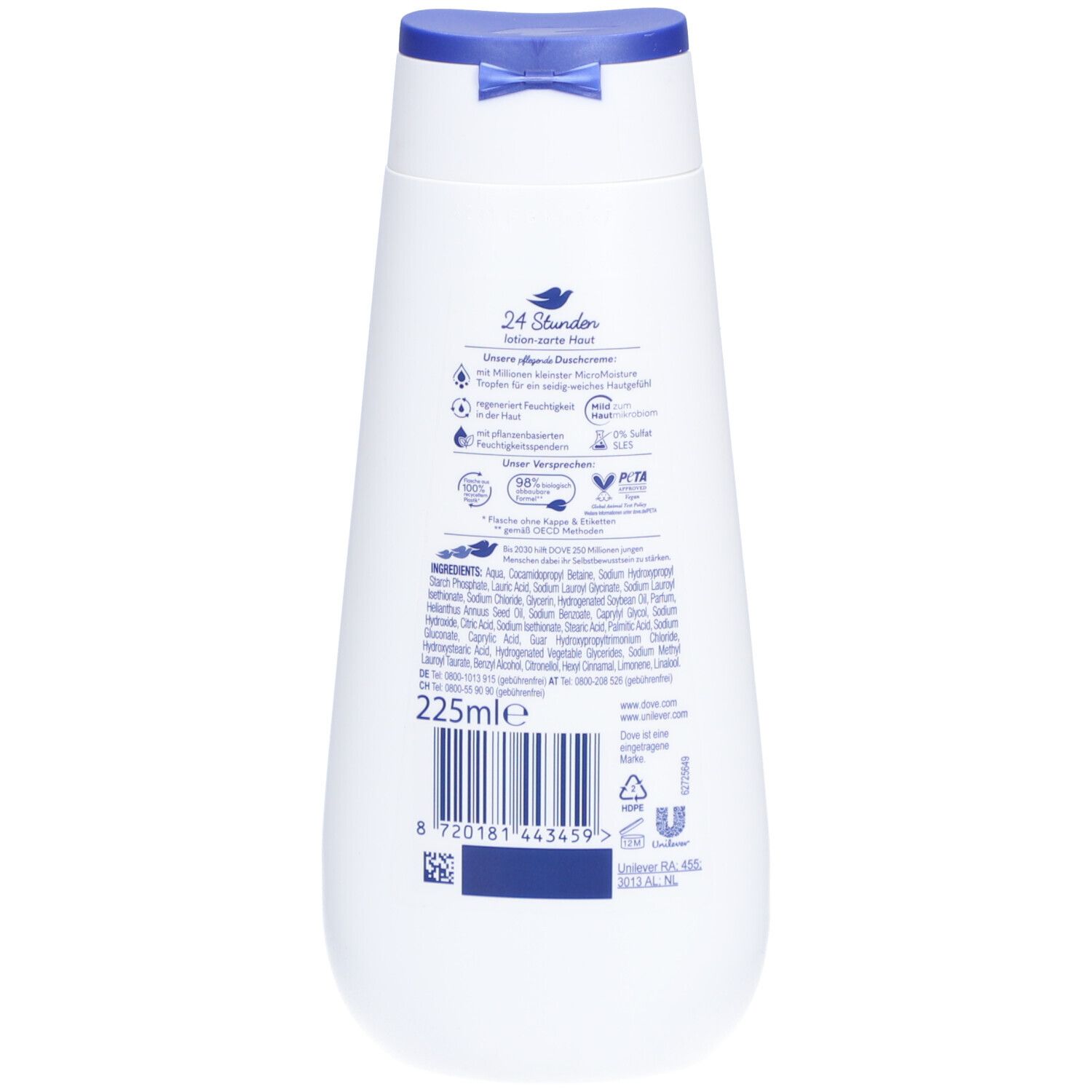 Dove Advanced Care Reichhaltige Pflege Duschcreme – Hauteigene Pflegestoffe