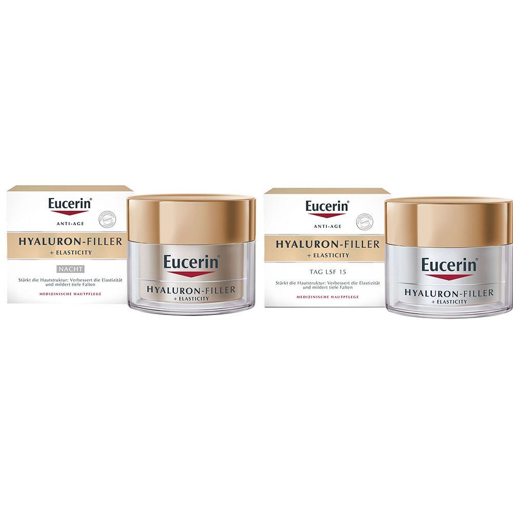 Eucerin® Hyaluron-Filler + Elasticity Soin de Jour + Eucerin® Hyaluron-Filler + Elasticity Soin de Nuit