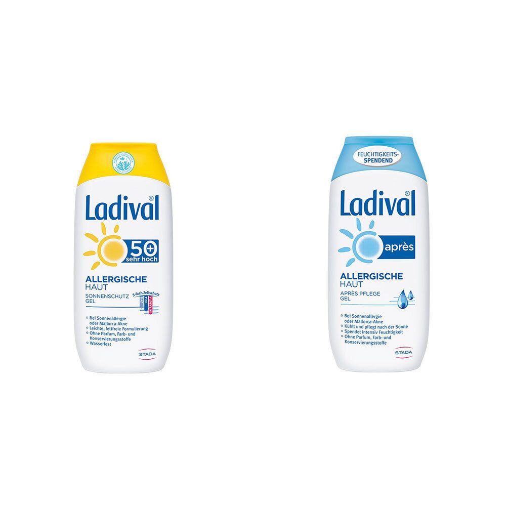 Ladival® allergische Haut Après Gel + allergische Haut Gel LSF 50+