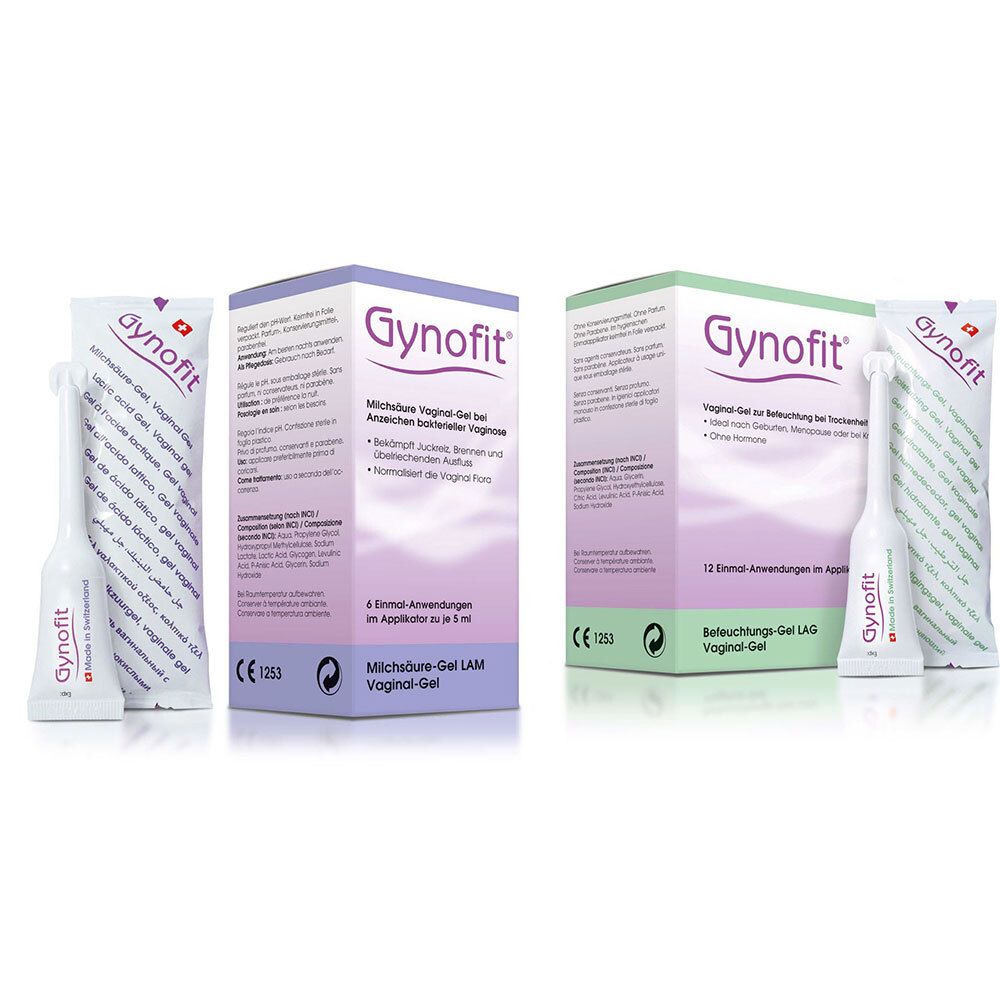Gynofit® Milchsäure-Gel + Befeuchtungs-Gel