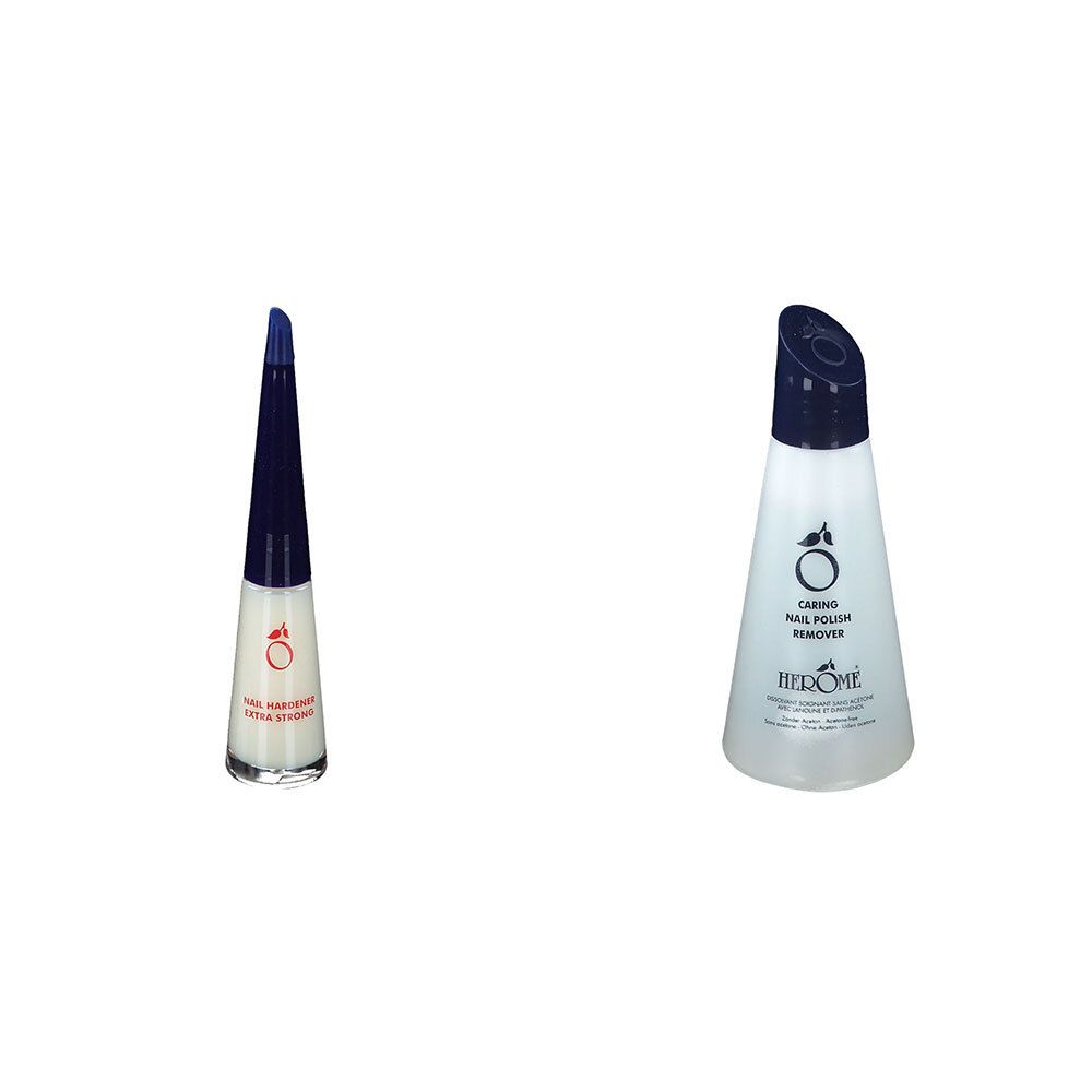 HERÔME® Nagelhärter extra strong + Pflegender Nagellackentferner