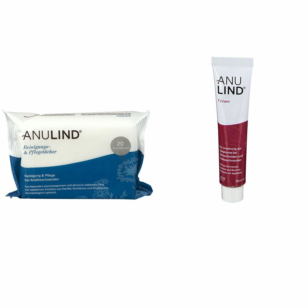 ANULIND® Crème + Lingettes de nettoyage et d'entretien
