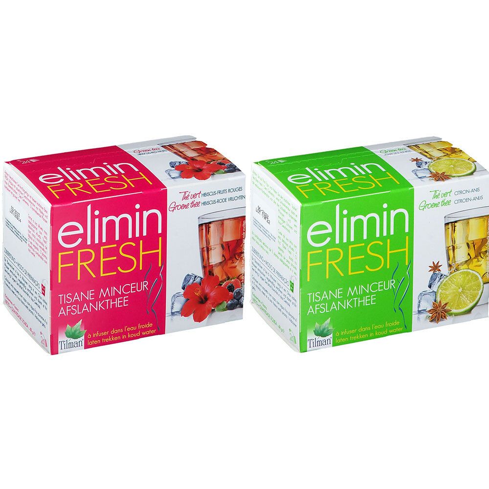 Tilman® elimin fresh Abnehmtee Grüner Tee + elimin fresh Abnehmtee mit ...