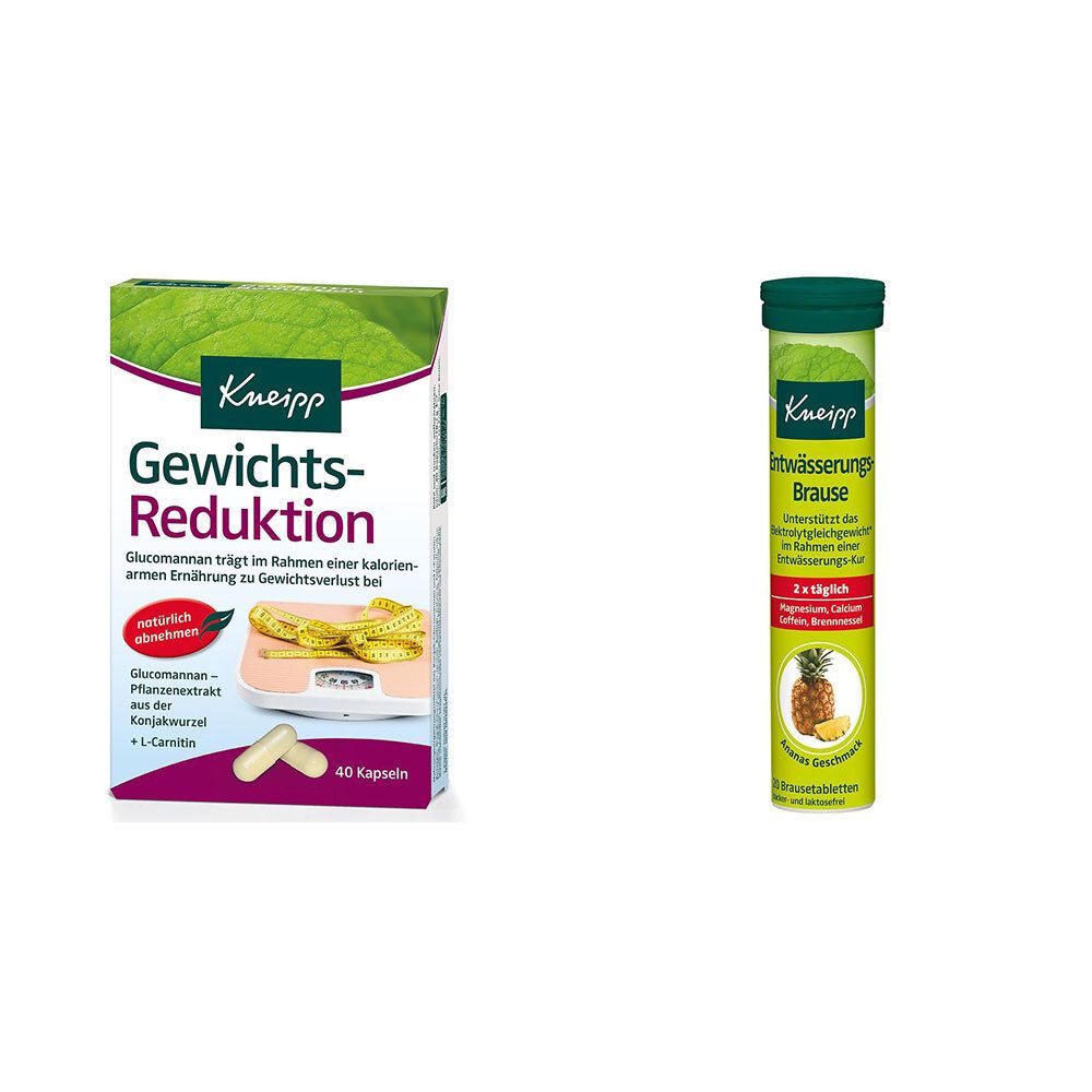 Kneipp® Capsules de réduction de poids + Effervescence de déshydratation