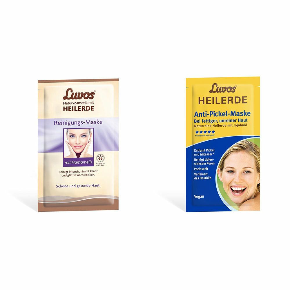 Luvos-Heilerde Masque anti-imperfections + Masque nettoyant