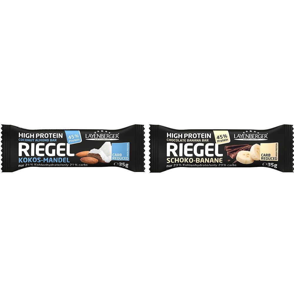 LAYENBERGER® High Protein Riegel Schoko-Banane + Kokos-Mandel