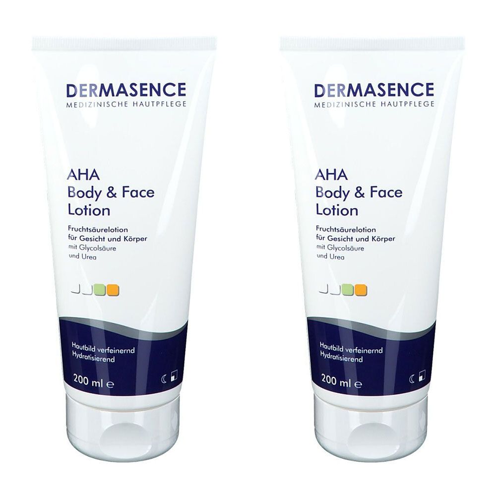DERMASENCE AHA Body & Face Lotion 2x200 ml Redcare Apotheke