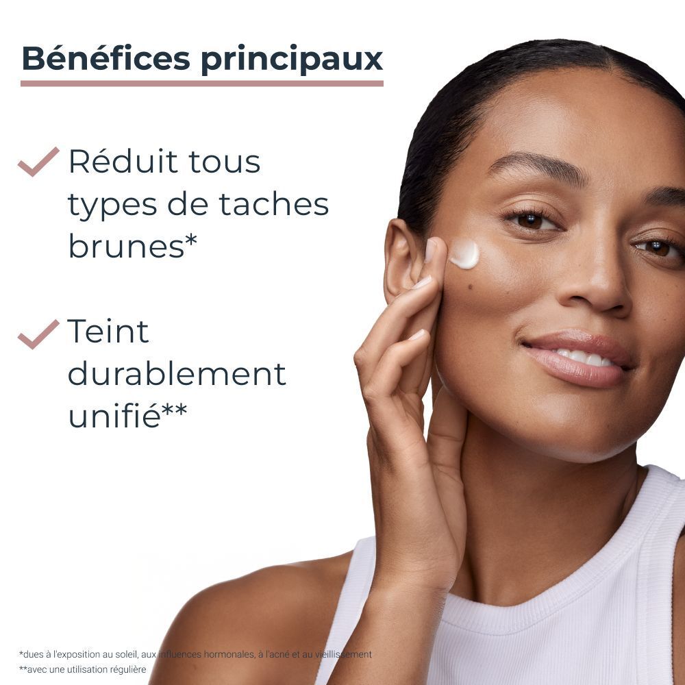 Deux boîtes pliantes de Sérum Duo Anti-Pigment Eucerin avec illustrations du produit.