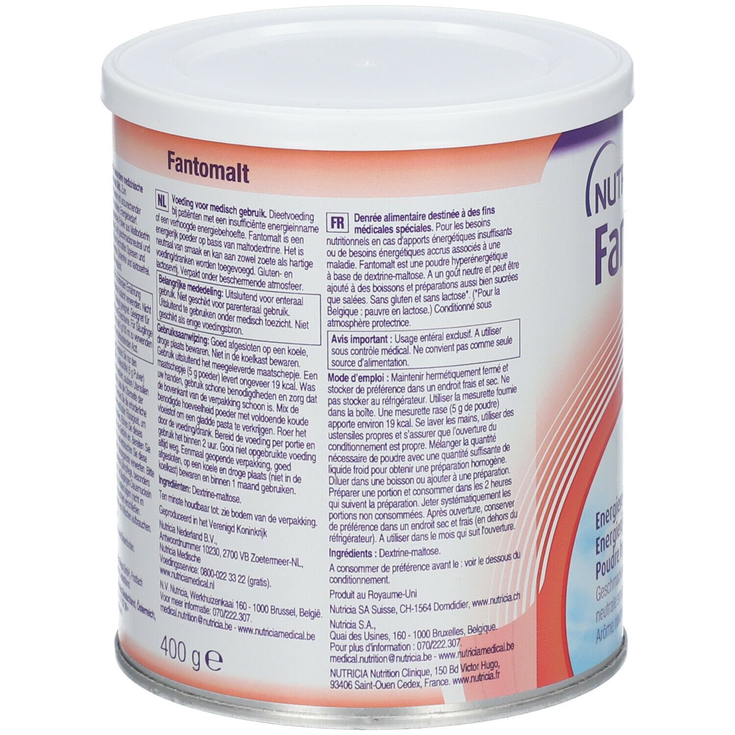 NUTRICIA Fantomalt Poudre hyperénergeétique