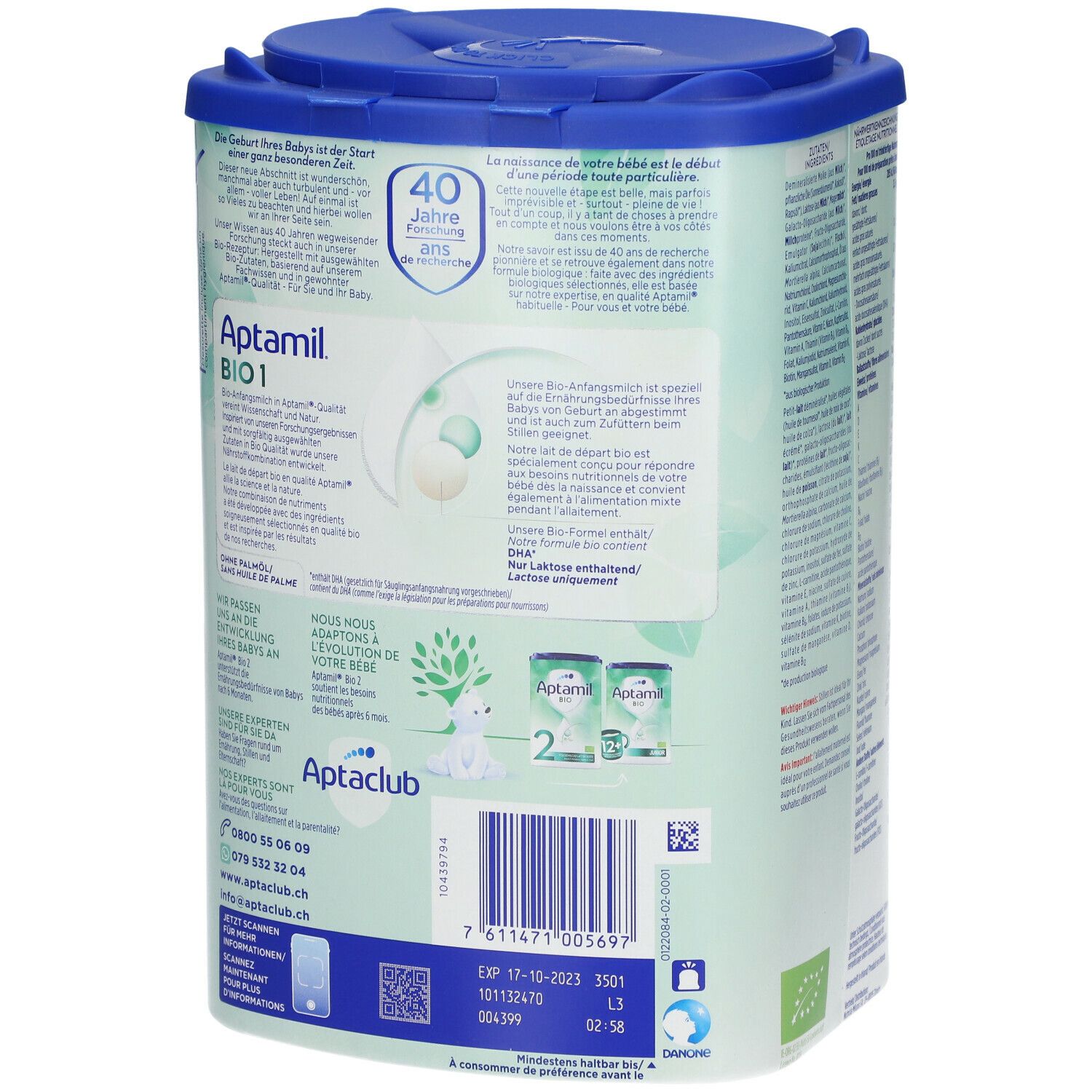 Aptamil® Bio 1 Lait pour nourrissons