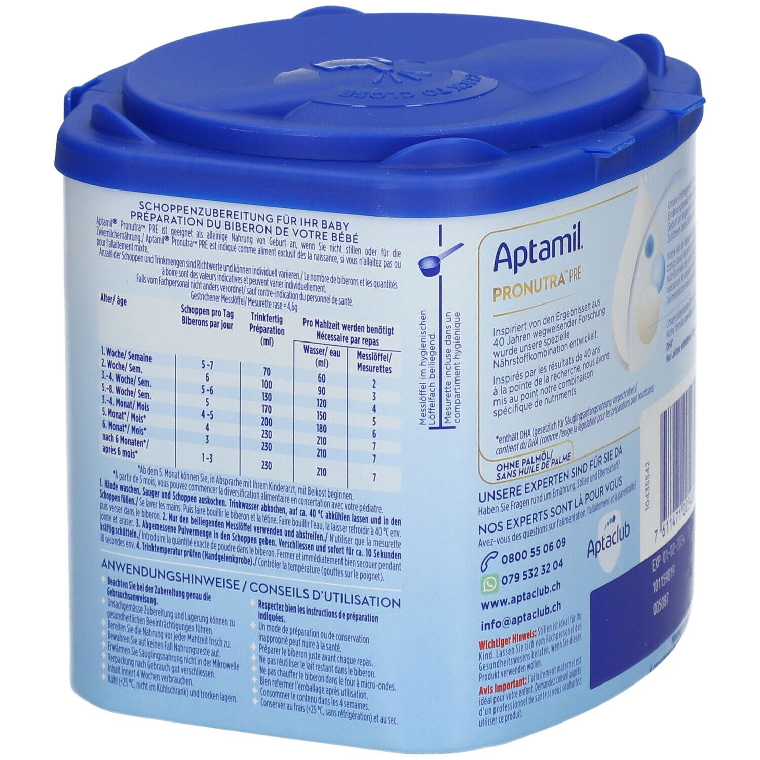 Aptamil® Pronutra™ Pre Säuglingsmilchnahrung 400 g - Redcare Apotheke