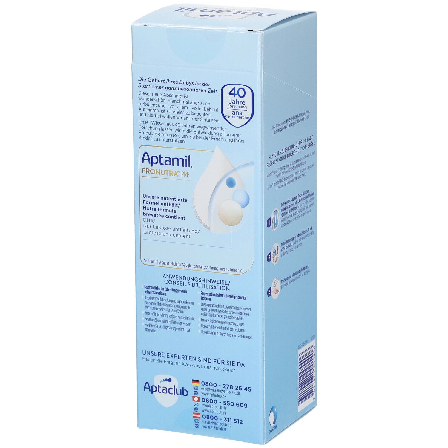 APTAMIL® Pronutra™ Pre Lait pour nourrissons