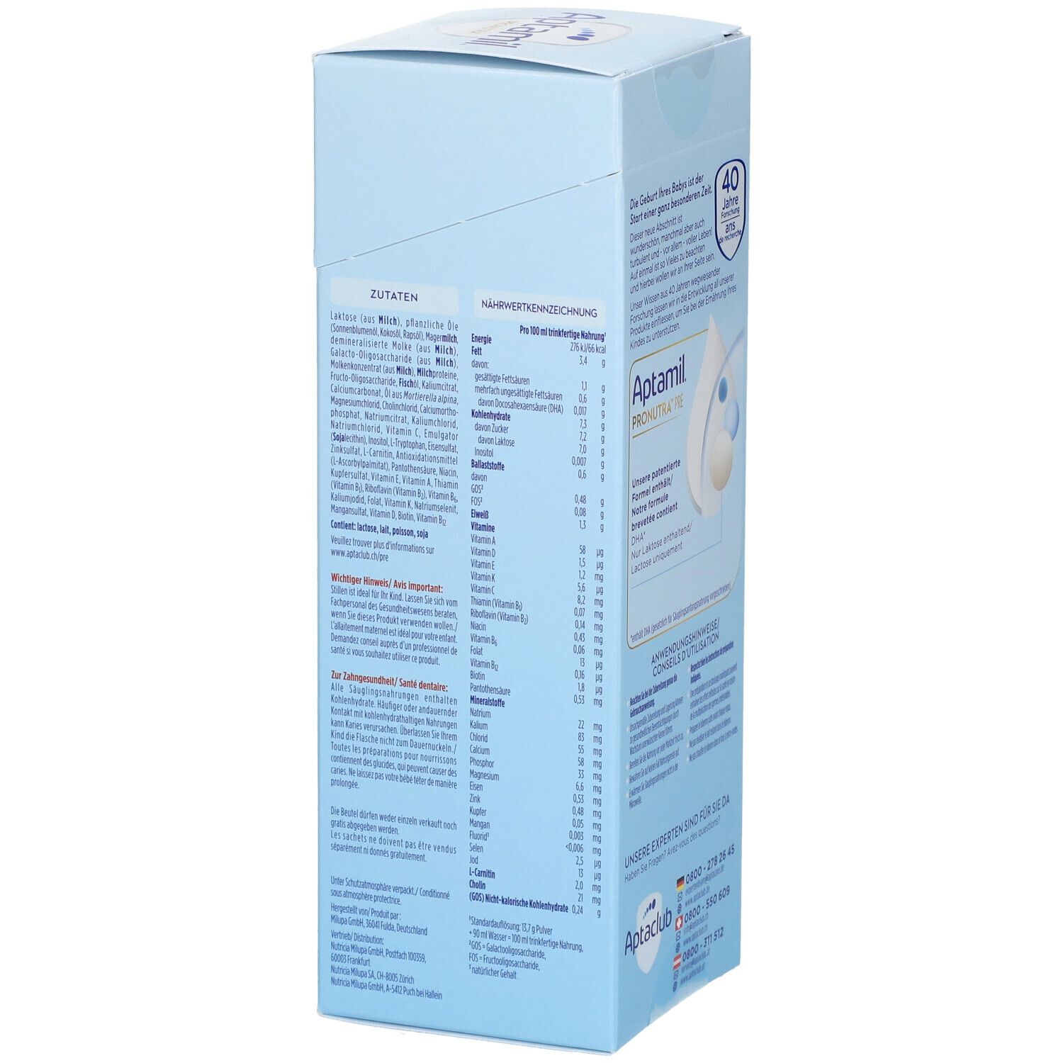 APTAMIL® Pronutra™ Pre Lait pour nourrissons