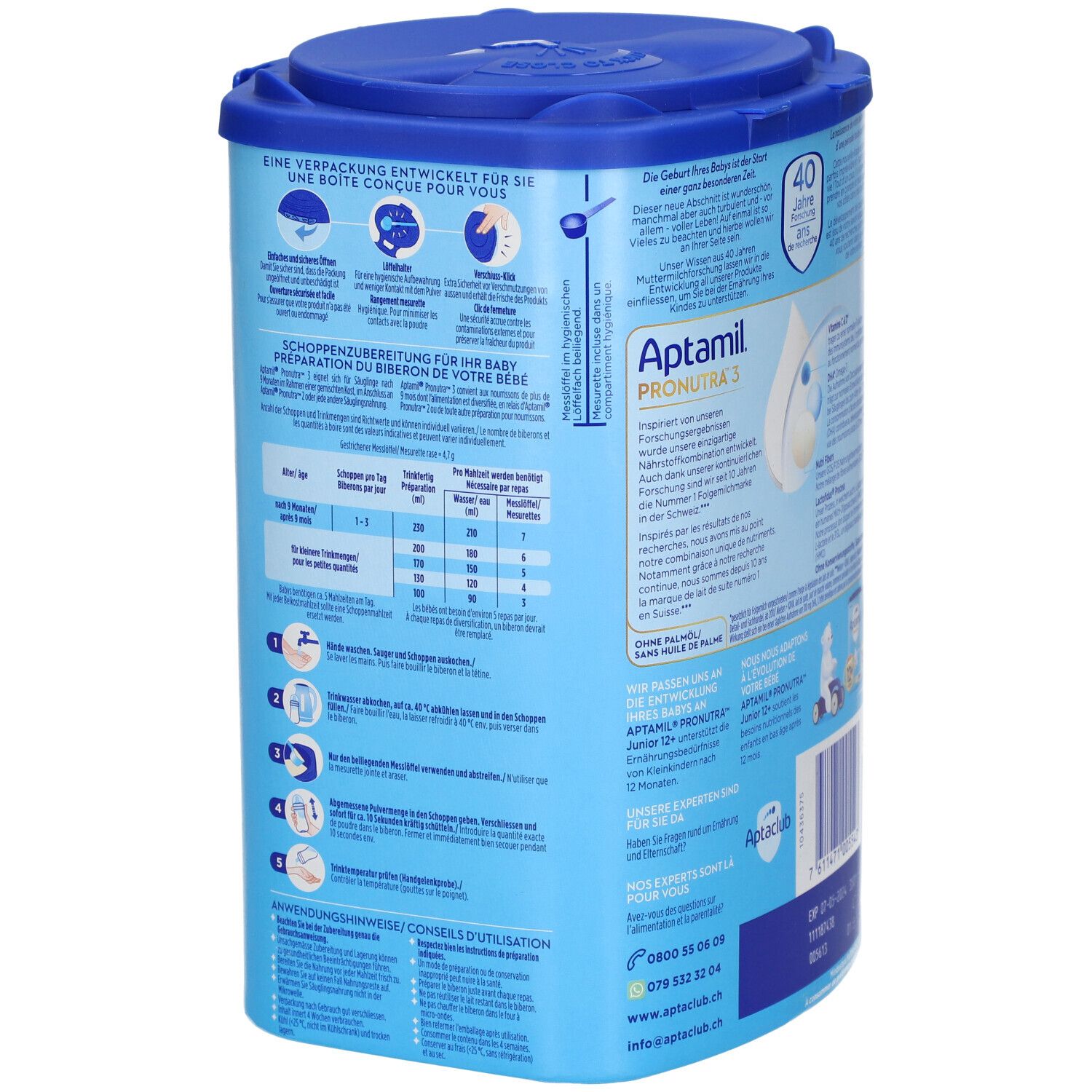 Aptamil® Pronutra™ 3 Folgemilch 800 g - Redcare Apotheke