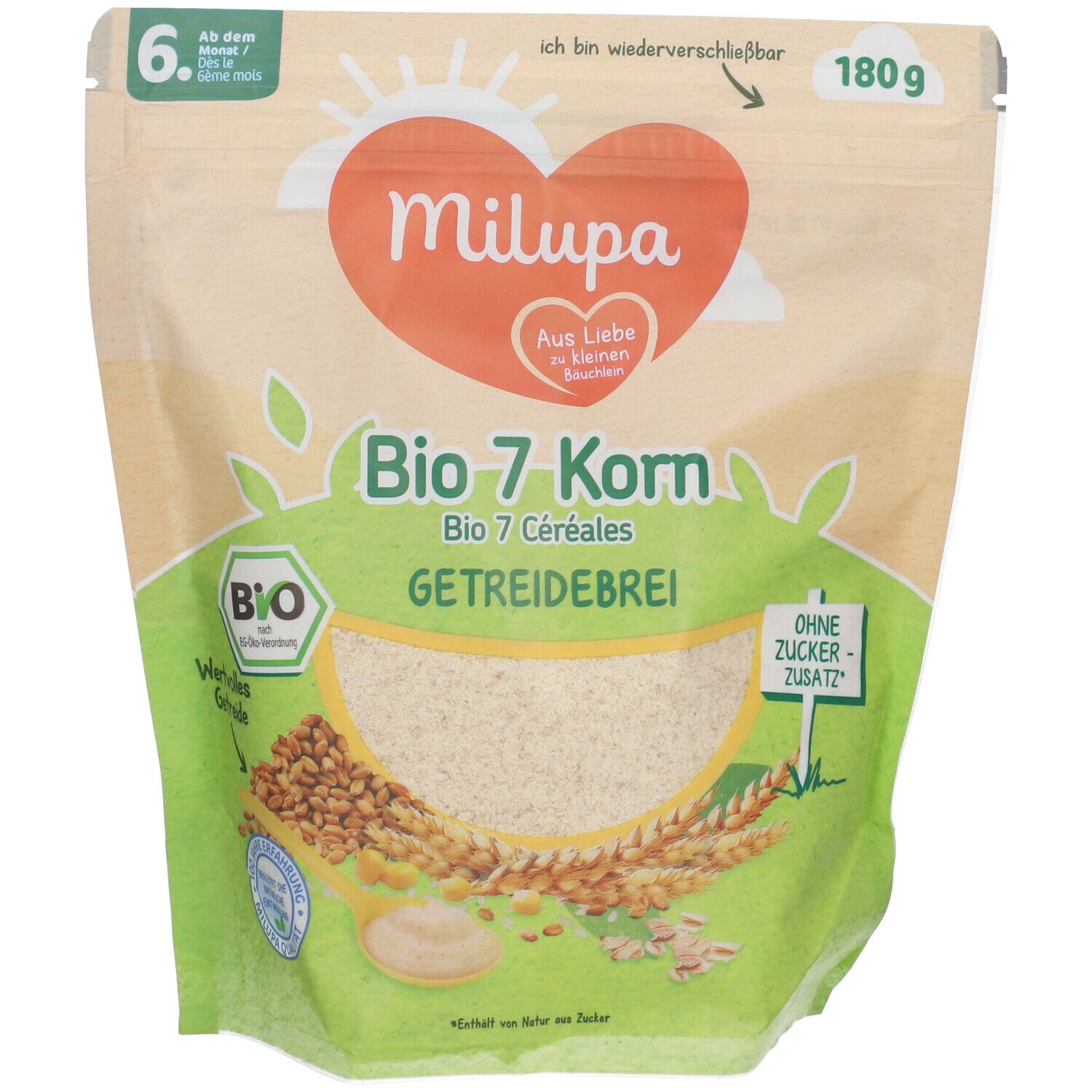 Milupa Bio 7 céréales, Bouillie de céréales
