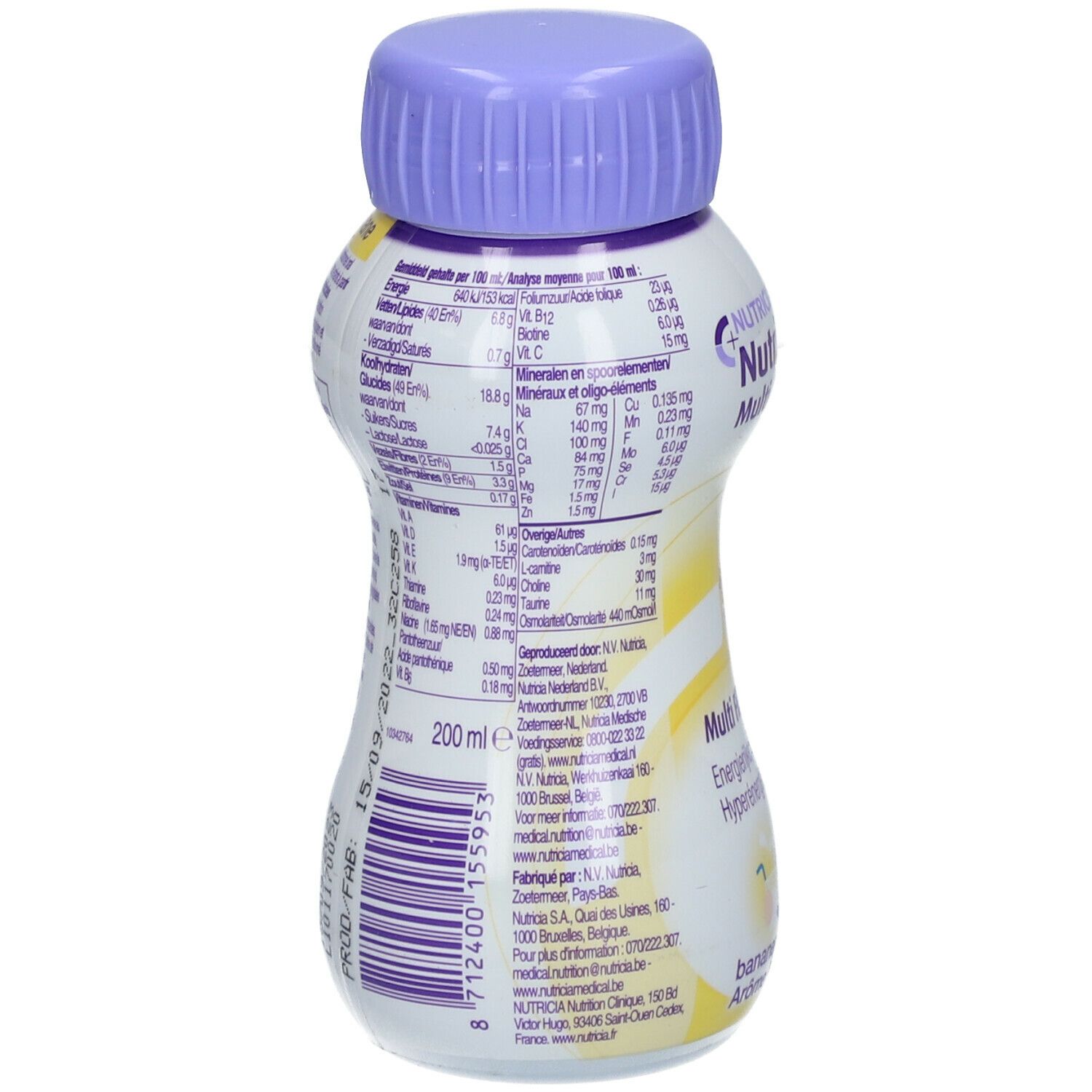 NutriniDrink Multi Fibre Banane