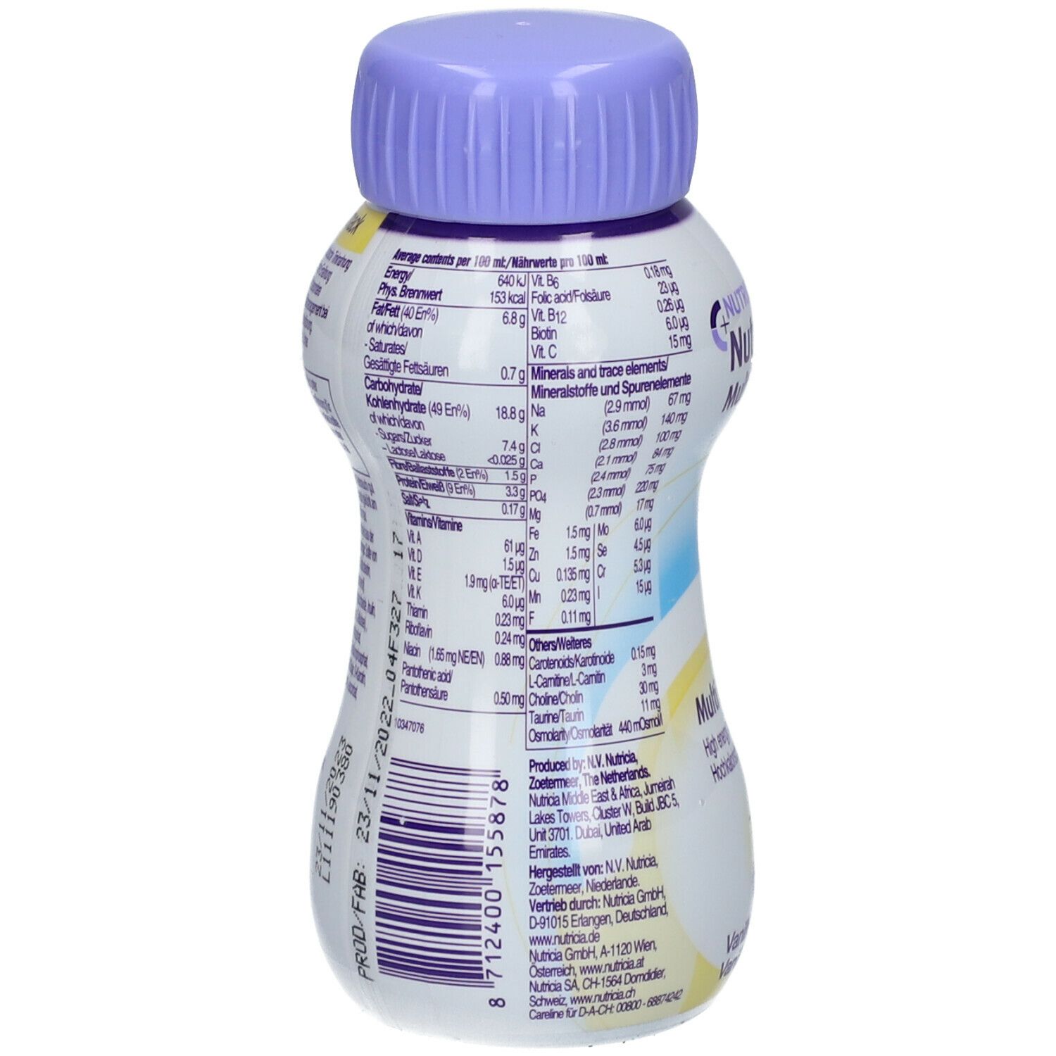 NutriniDrink Multi Fibre Vanille