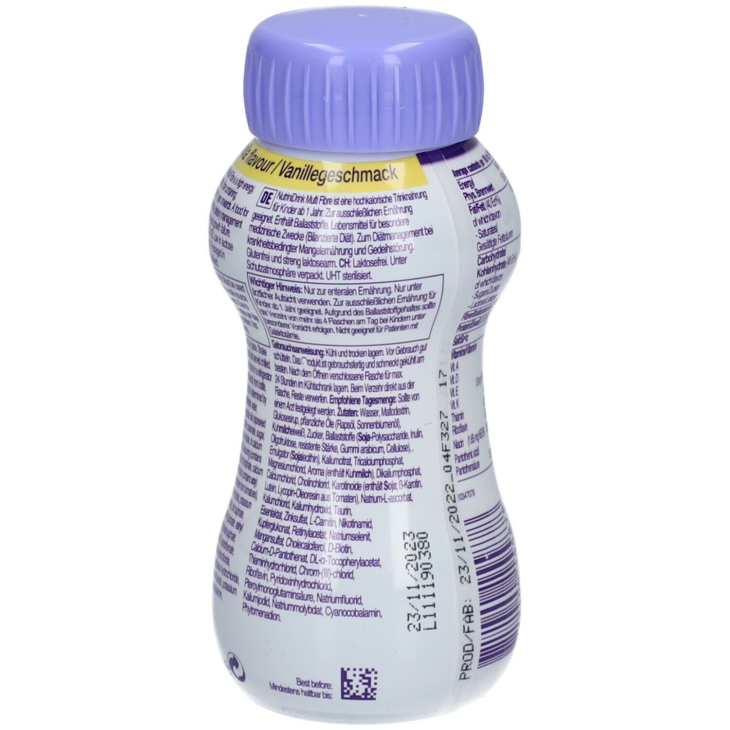 NutriniDrink Multi Fibre Vanille