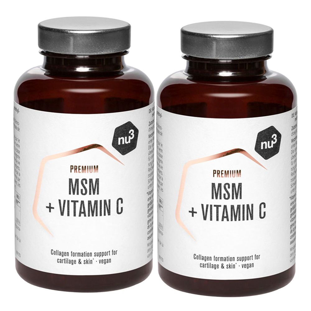 nu3 Premium MSM + Vitamine C 2x120 pc(s) - Redcare Apotheke