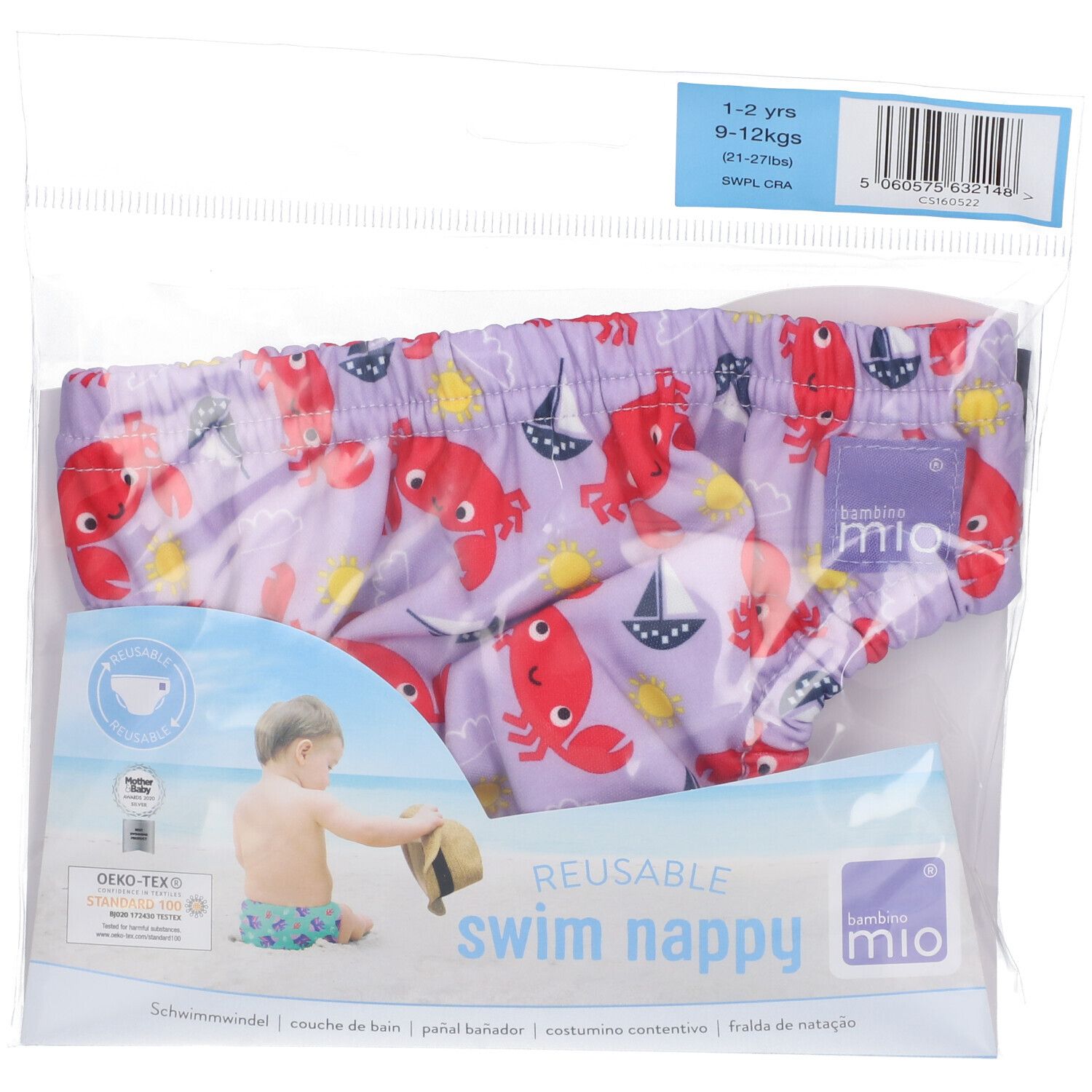 bambino mio Schwimmwindel Krabbe 1 St Redcare Apotheke