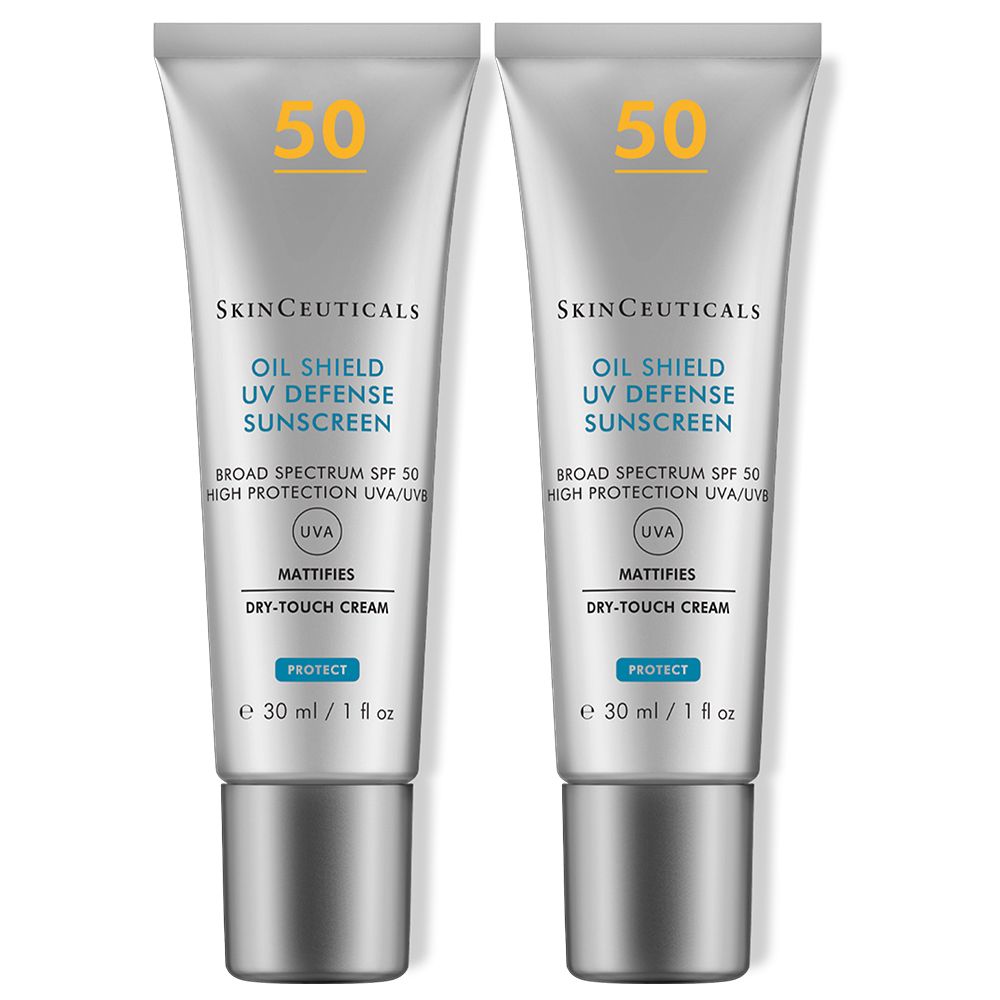 SKINCEUTICALS Oil shield UV Defense sunscreen SPF 50, crème solaire visage matifiante peaux mixtes