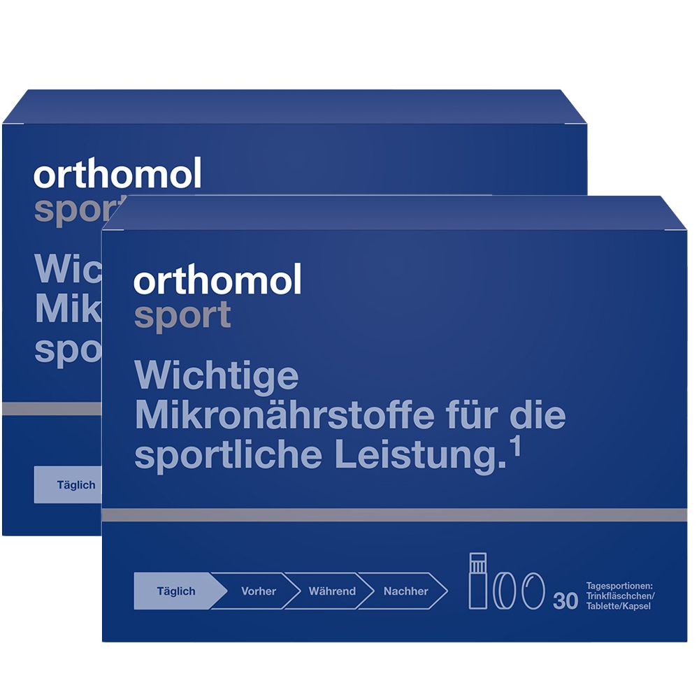 Orthomol Sport flacons à boire/comprimés/capsules