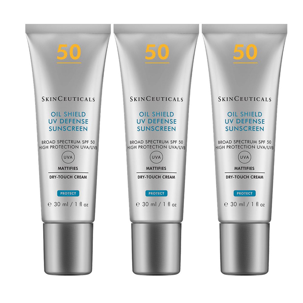 SKINCEUTICALS Oil Shield UV Defense Sunscreen SPF 50, crème solaire visage matifiante pour peaux mixtes