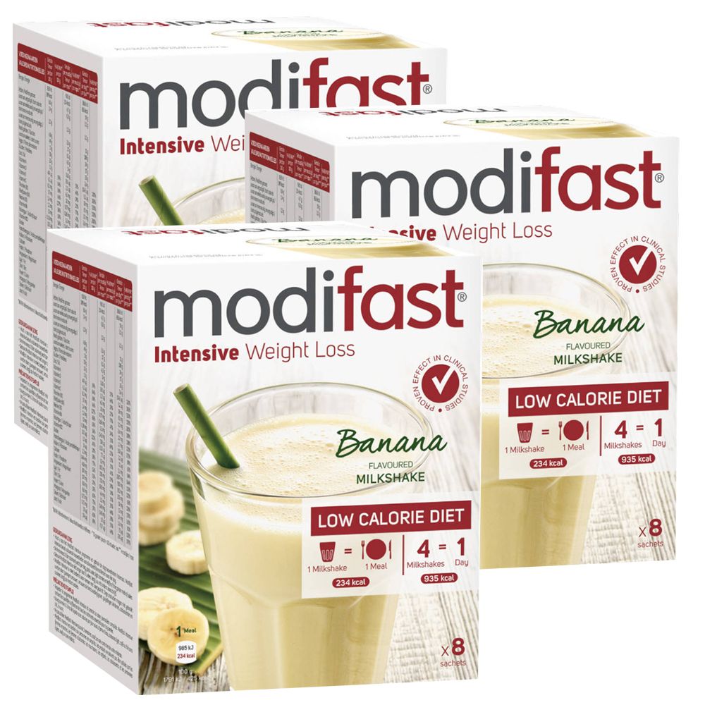 MODIFAST® Milchshake zur Gewichtsreduzierung intensiv Banane