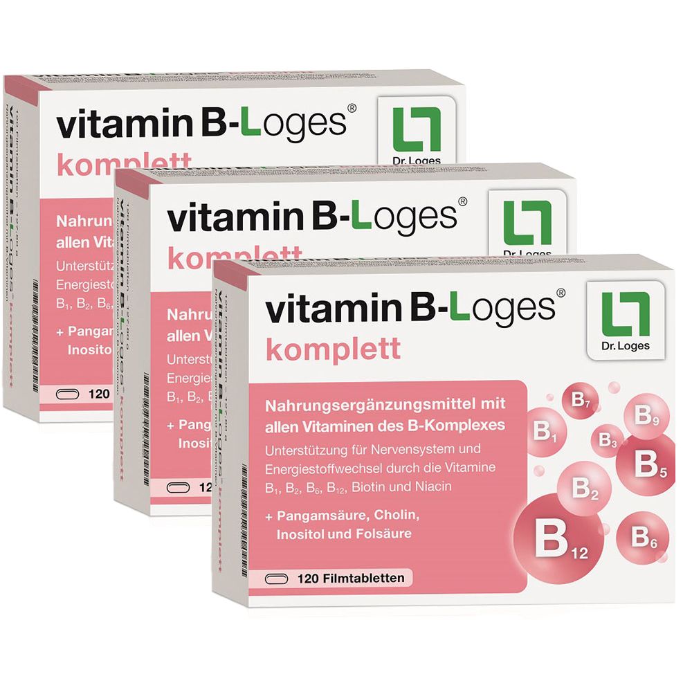 Vitamin B-Loges® Komplett 3x120 St - Redcare Apotheke