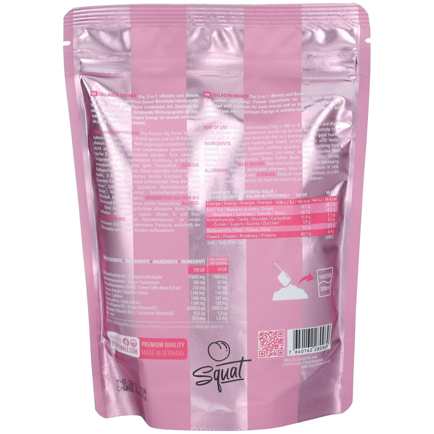 FIT'N'FEMALE Collagen Energy Berry Dream