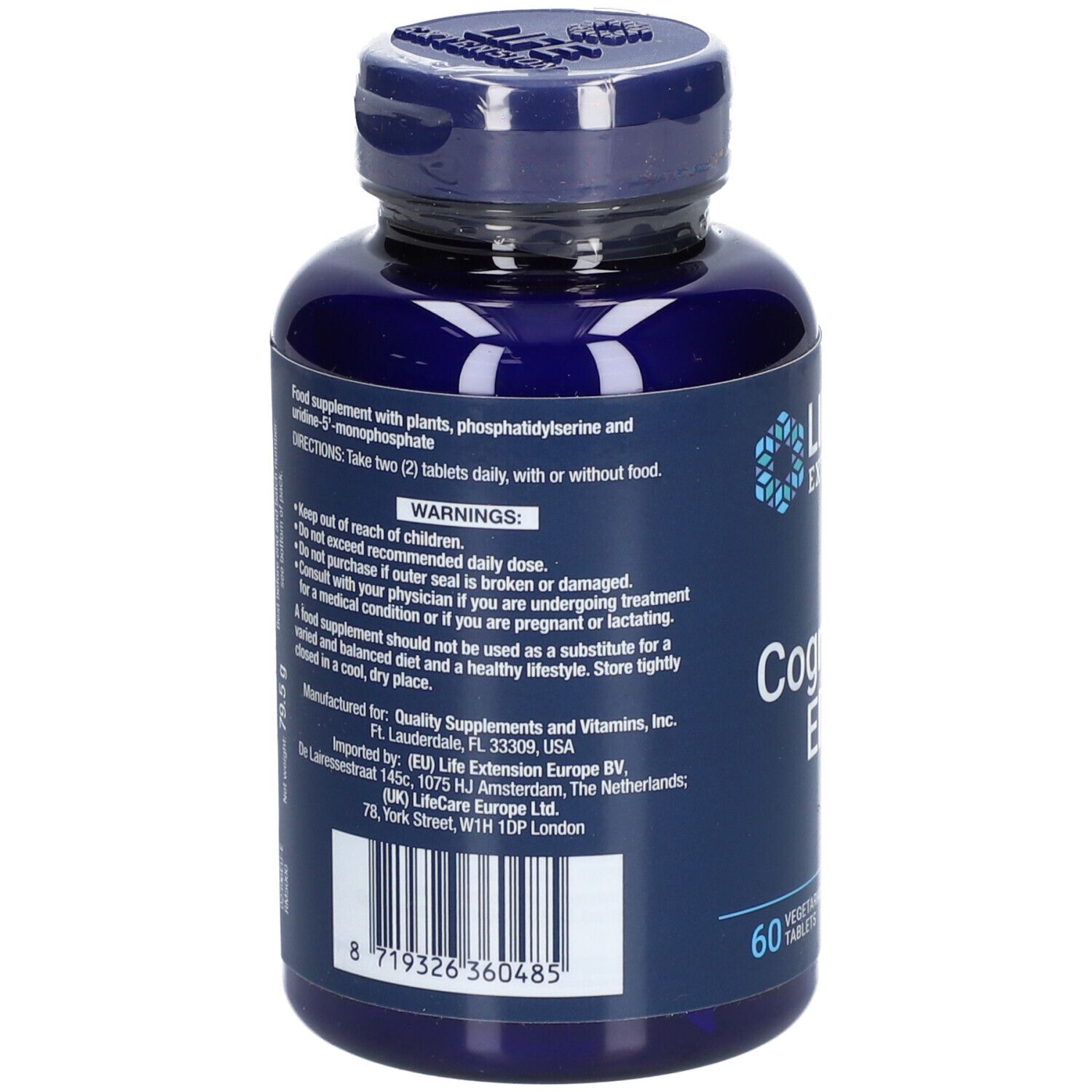 Cognitex Elite, 60 vegetarian tablets