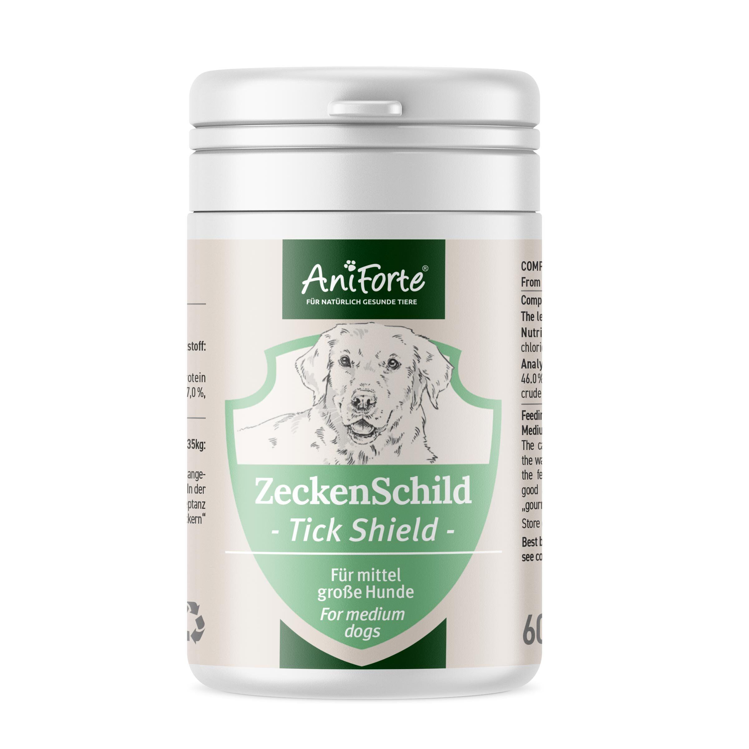 ZeckenSchild Kapseln für mittelgroße Hunde 10-35 kg - AniForte®