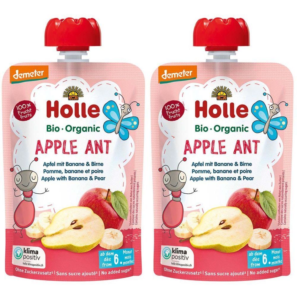 HOLLE Apple Ant Pouchy Pomme Banane Poire