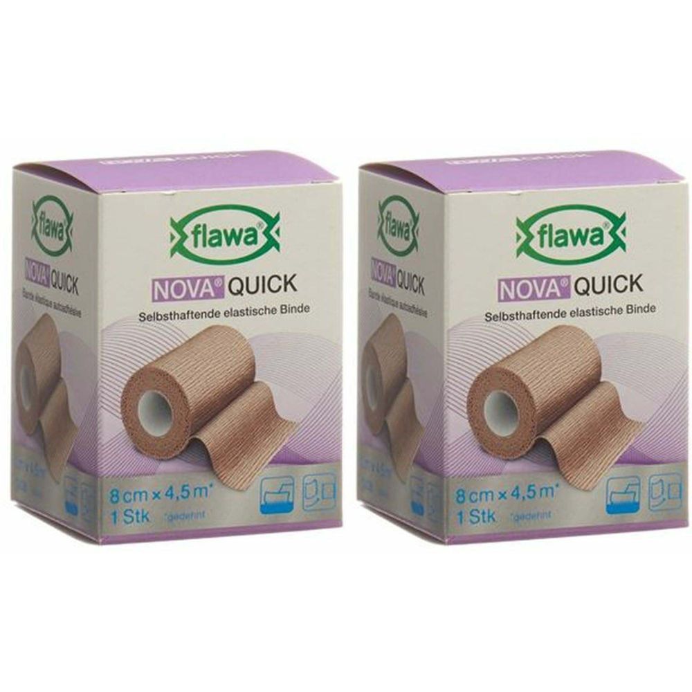 FLAWA® NOVA® QUICK Bande déchirable ashésive 8 cm x 4 m