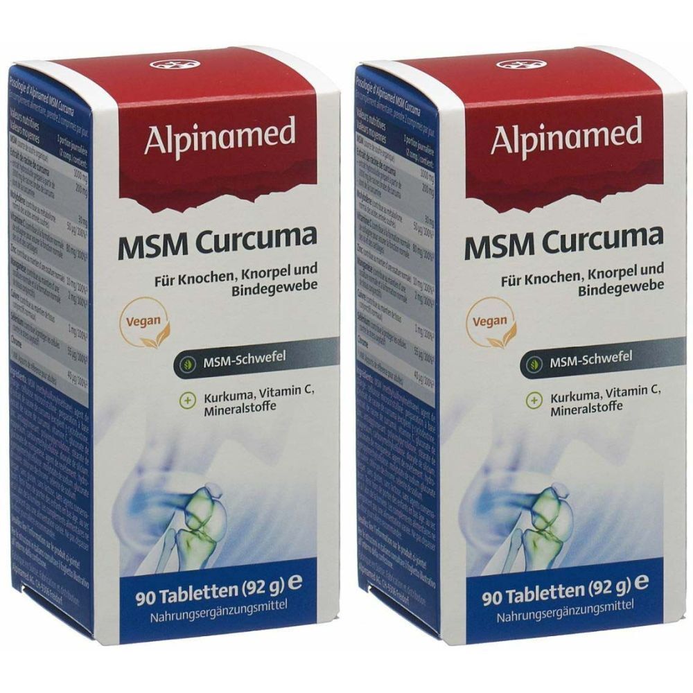 Alpinamed MSM Curcuma Comprimés