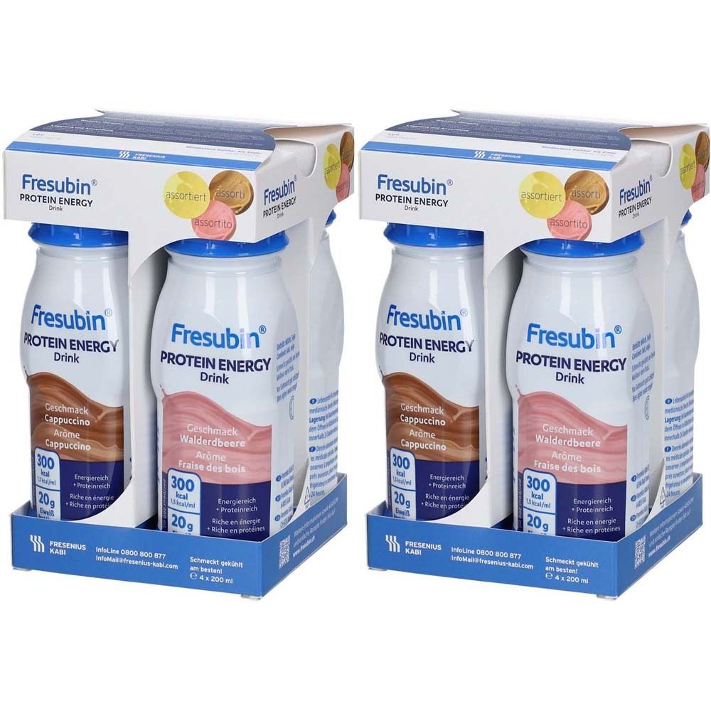 FRESUBIN Protein Ener DRINK assortiert 4 Fl  x2