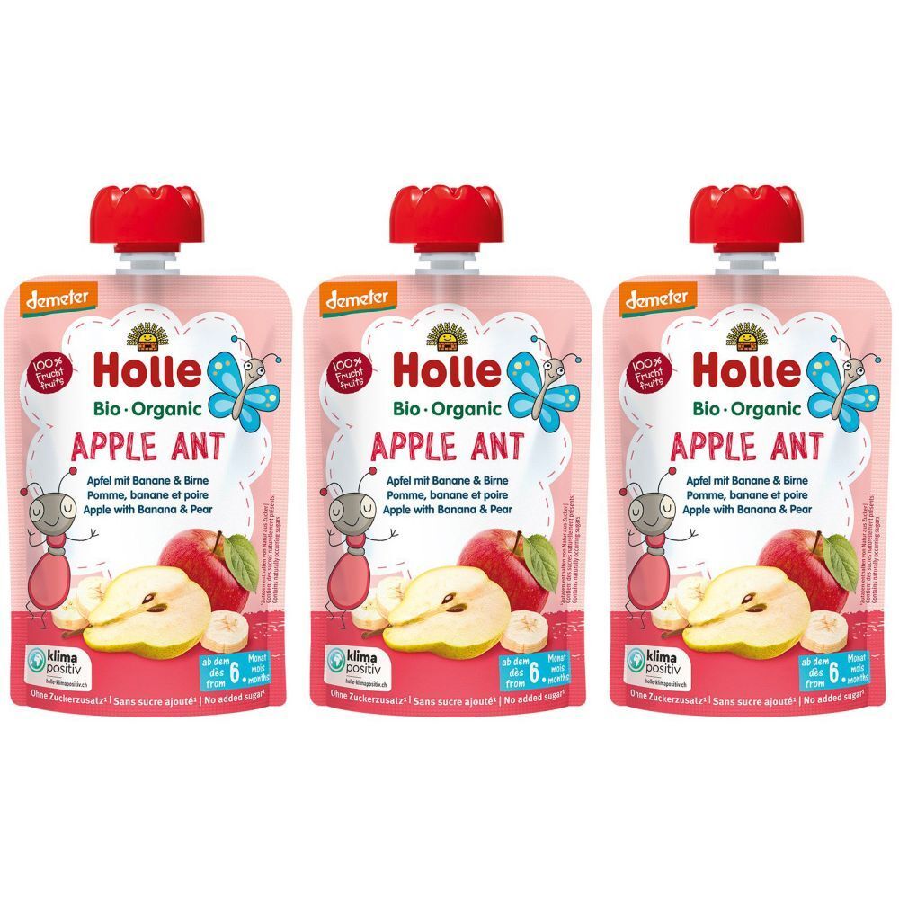 HOLLE Apple Ant Pouchy Pomme Banane Poire