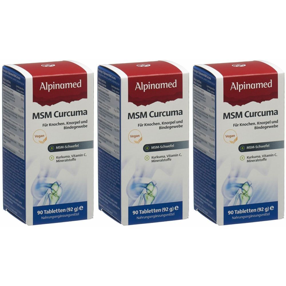 Alpinamed MSM Curcuma Comprimés