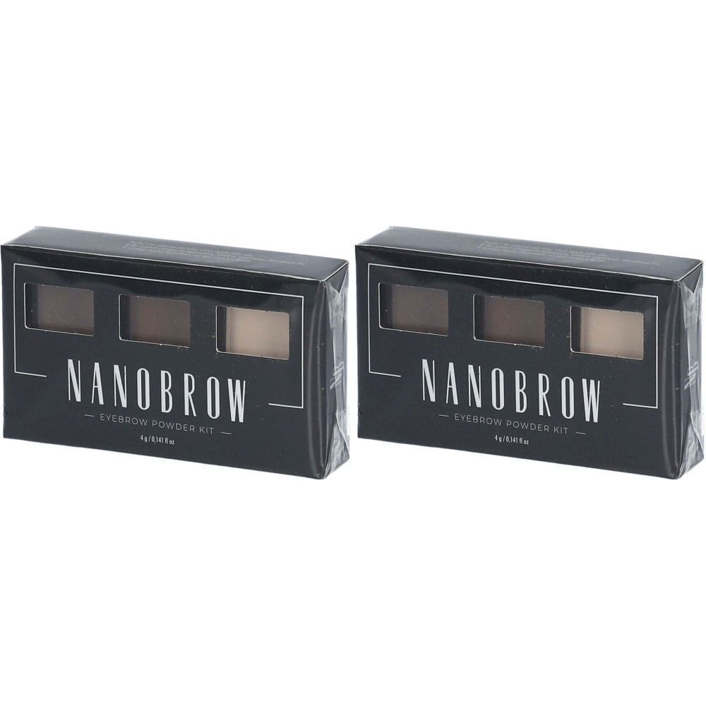 NANOBROW Augenbrauenpuder-Set dunkel