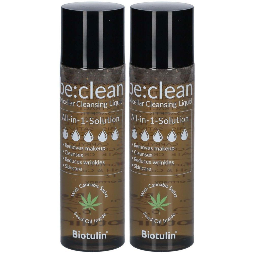 Biotulin® Liquide démaquillant micellaire 4 en 1 be:clean