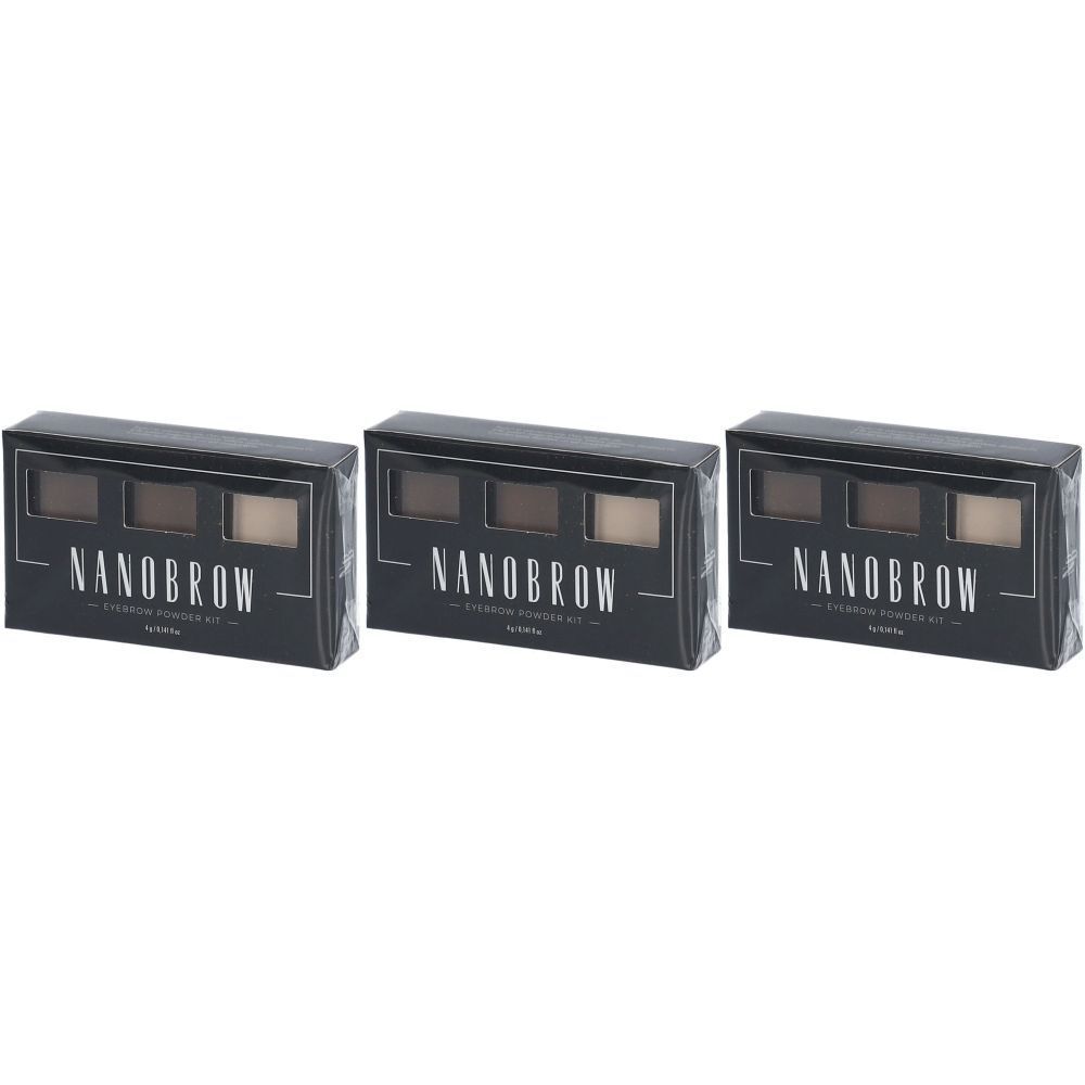 NANOBROW Augenbrauenpuder-Set dunkel