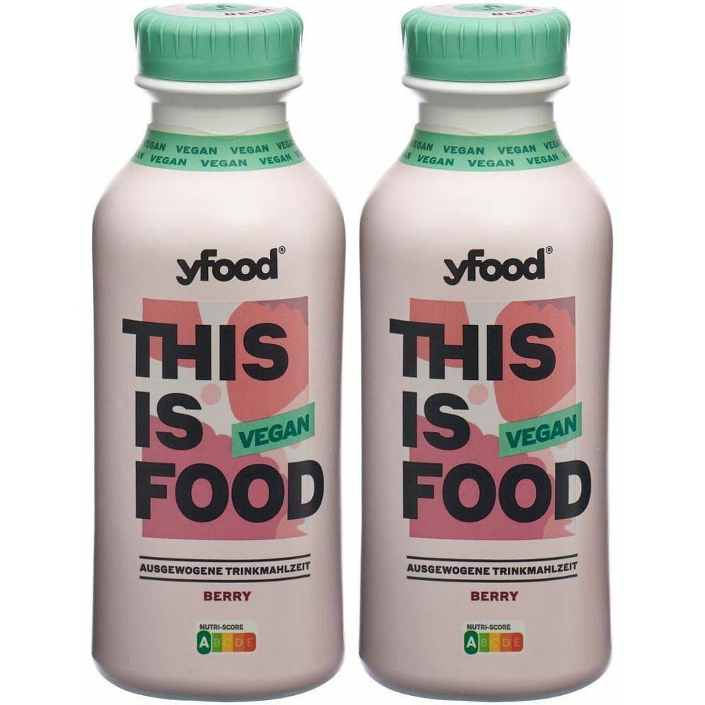 YFOOD Trinkmahlzeit im veganen Berry