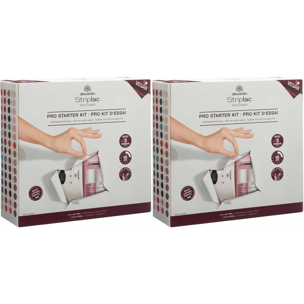 ALESSAN Striplac Pro Starter Kit + Pro Kit d'essai