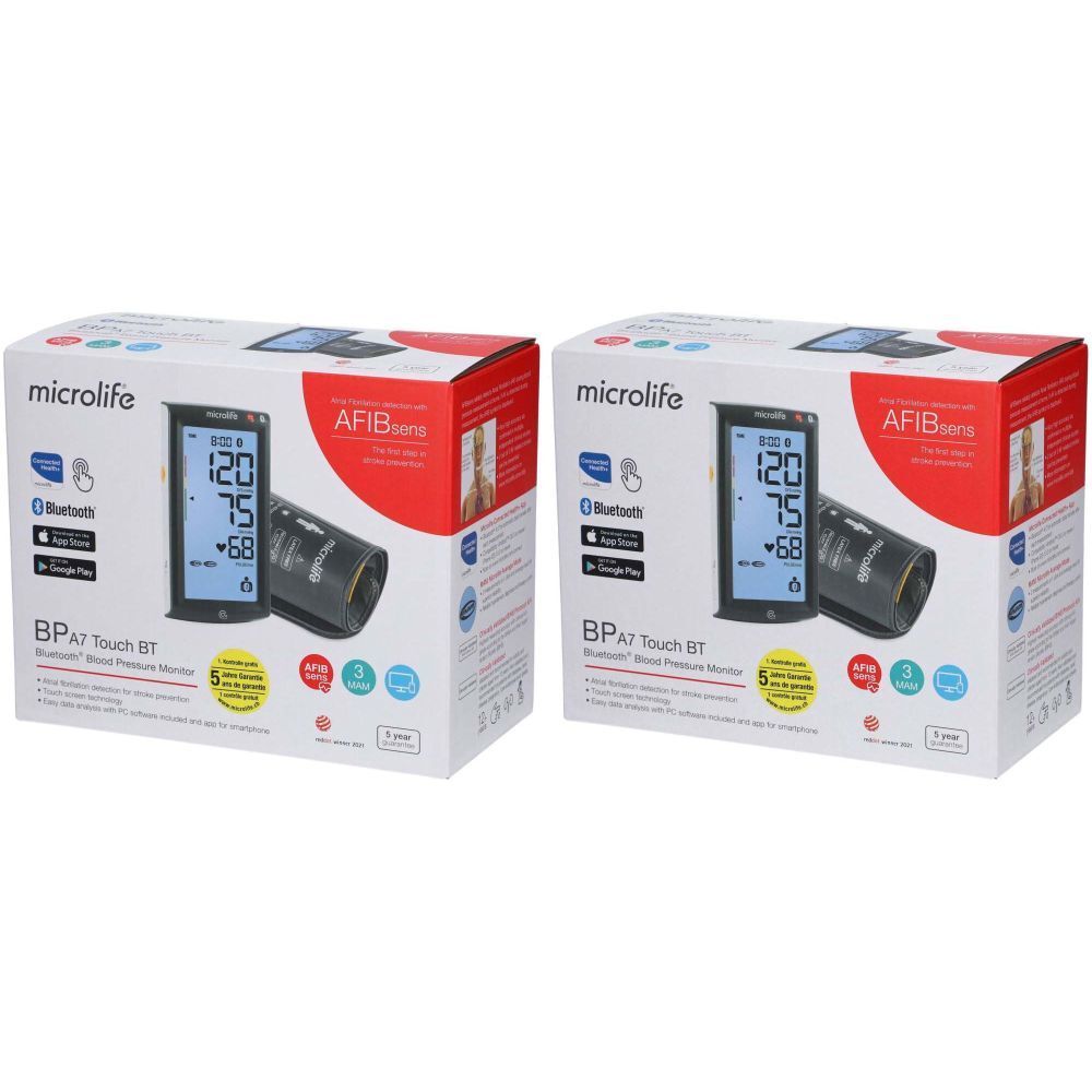 MICROLIFE® Blutdruckmessgerät A7 Touch Bluetooth